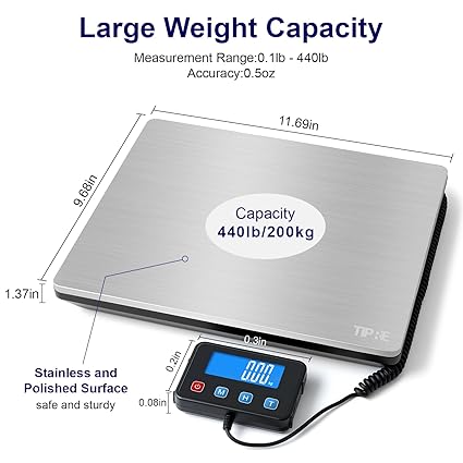 Digital Shipping Postal Scale 440lb