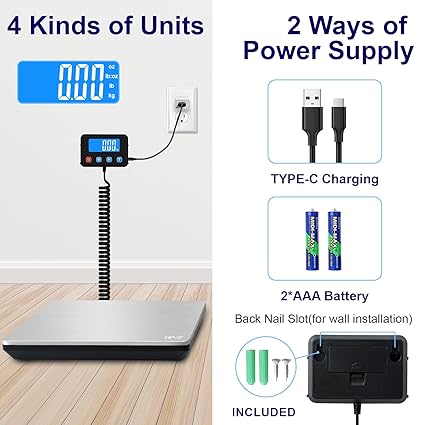 Digital Shipping Postal Scale 440lb