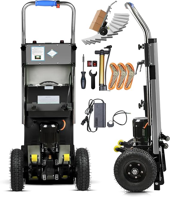 Electric Stair Climbing Hand Truck, 900lbs