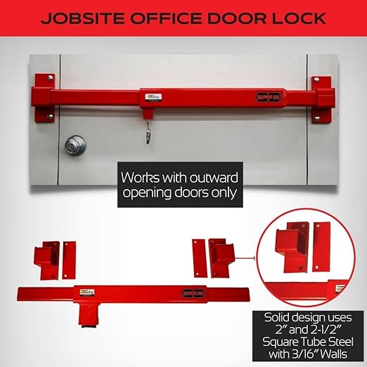 Equipment Lock JODL Steel Job Site Door Lock