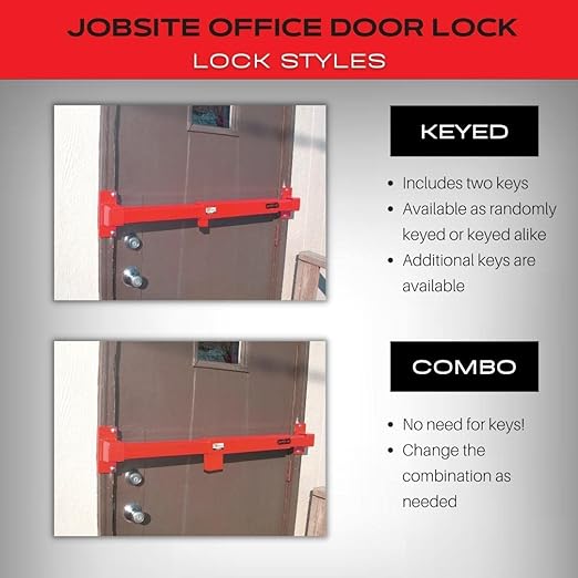 Equipment Lock JODL Steel Job Site Door Lock