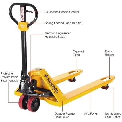Global Industrial Pallet Jack, 5500-Lb. Capacity