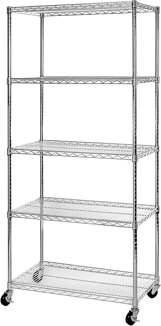 Seville Classics UltraDurable 5-Tier Shelving