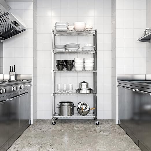 Seville Classics UltraDurable 5-Tier Shelving