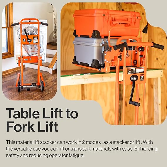 SuperHandy Material Lift Winch Stacker