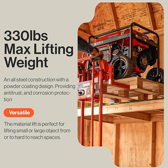 SuperHandy Material Lift Winch Stacker