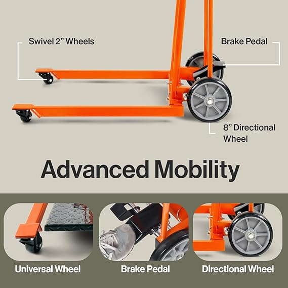 SuperHandy Material Lift Winch Stacker