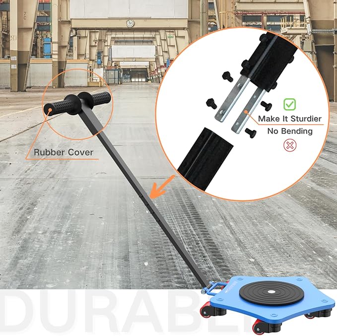 Machine Skates 8800lbs Capacity Heavy Duty Machinery Mover