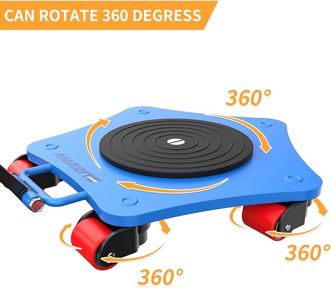Machine Skates 8800lbs Capacity Heavy Duty Machinery Mover