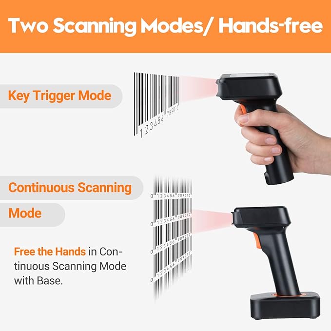 Tera Pro 1D 2D QR Wireless Barcode Scanner HW0006 Pro